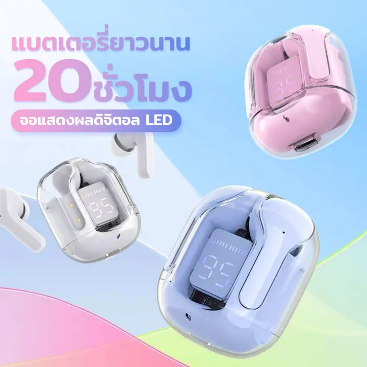 WS-HK3 Wireless Earphones - LED Display ပါဝင်ပြီး ဒီဇိုင်းဆန်းသစ်တဲ့ ဘလူးတုသ်နားကြပ်